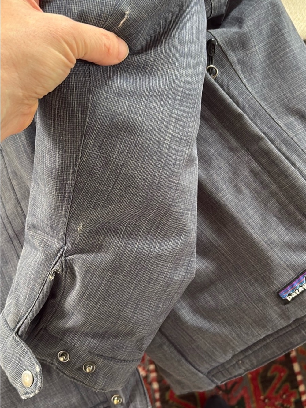 Patagonia Men's Jacket Heathered Navy - Picture 16 of 16